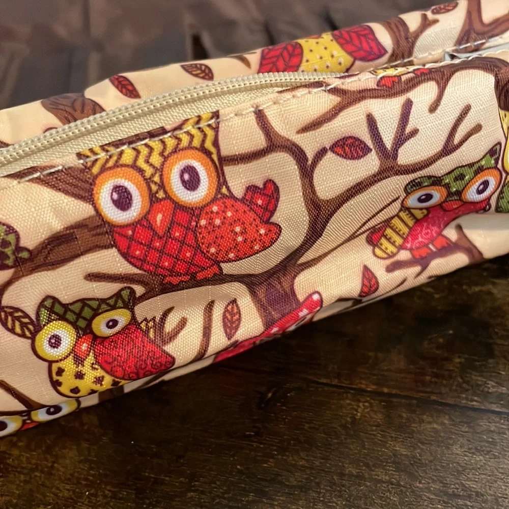 NEW Woodland Owl Cosmetic Brush Holder and Bag! CAN BE PERSONALIZED!‎